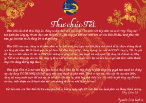 Thư chúc Tết Điện Gió Thiên Long